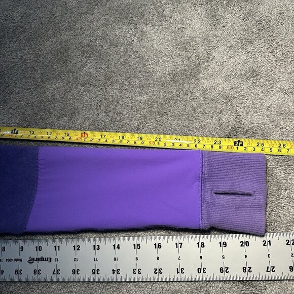 LULULEMON Voyage Hoodie Full Zip Womens Size 4 Power Purple Running Hiking Dance - Picture 13 of 13